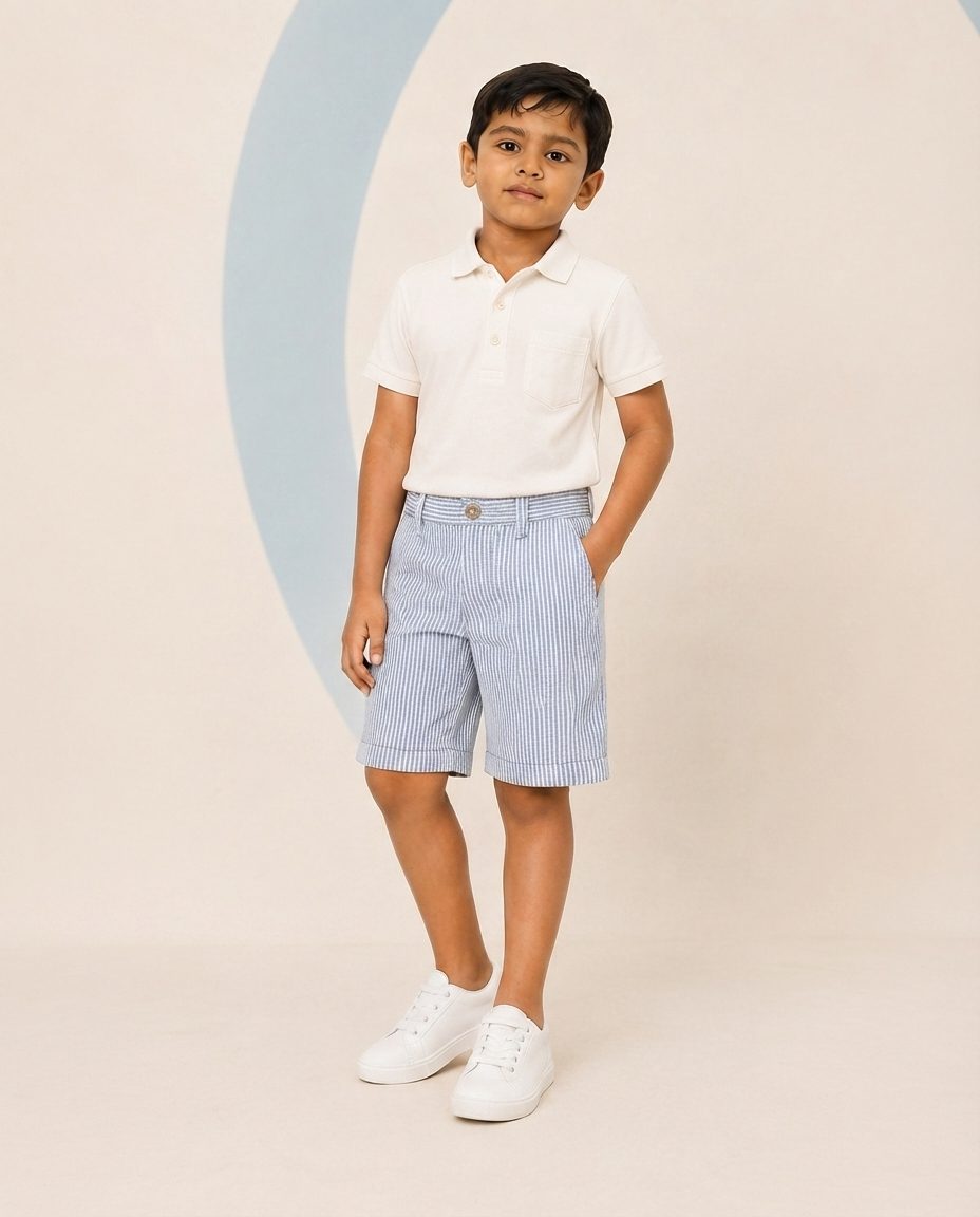 Boy's Seersucker Shorts