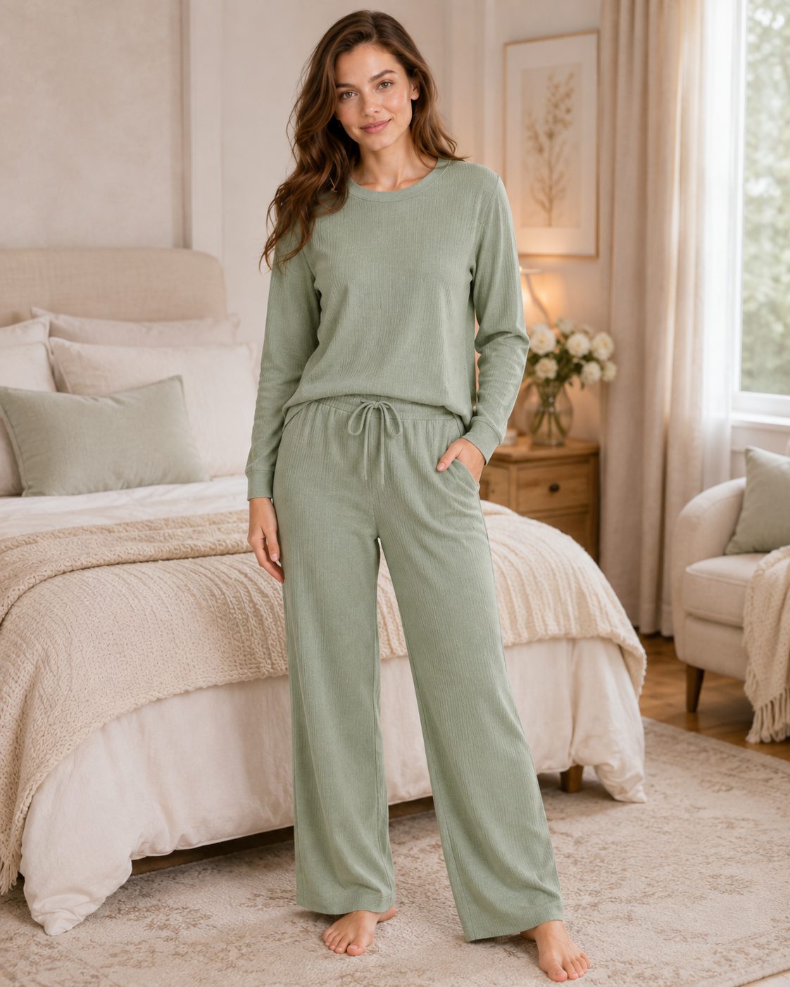 Women's Long-Sleeve Lounge Set