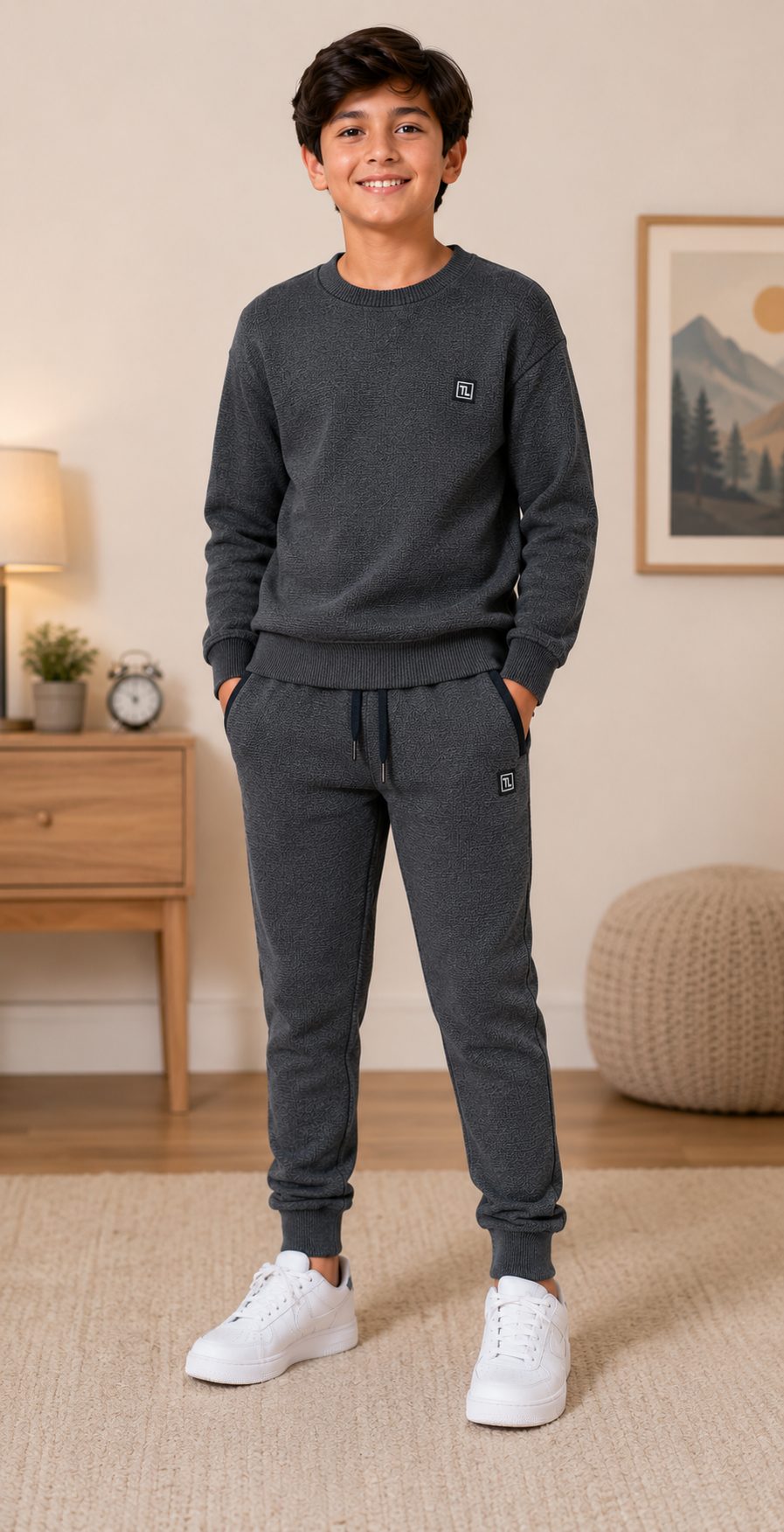 Boy's Sweater and Jogger Set