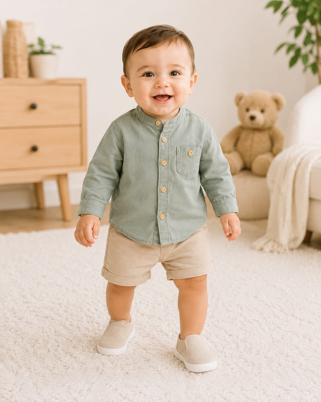 Baby Mandarin Shirt