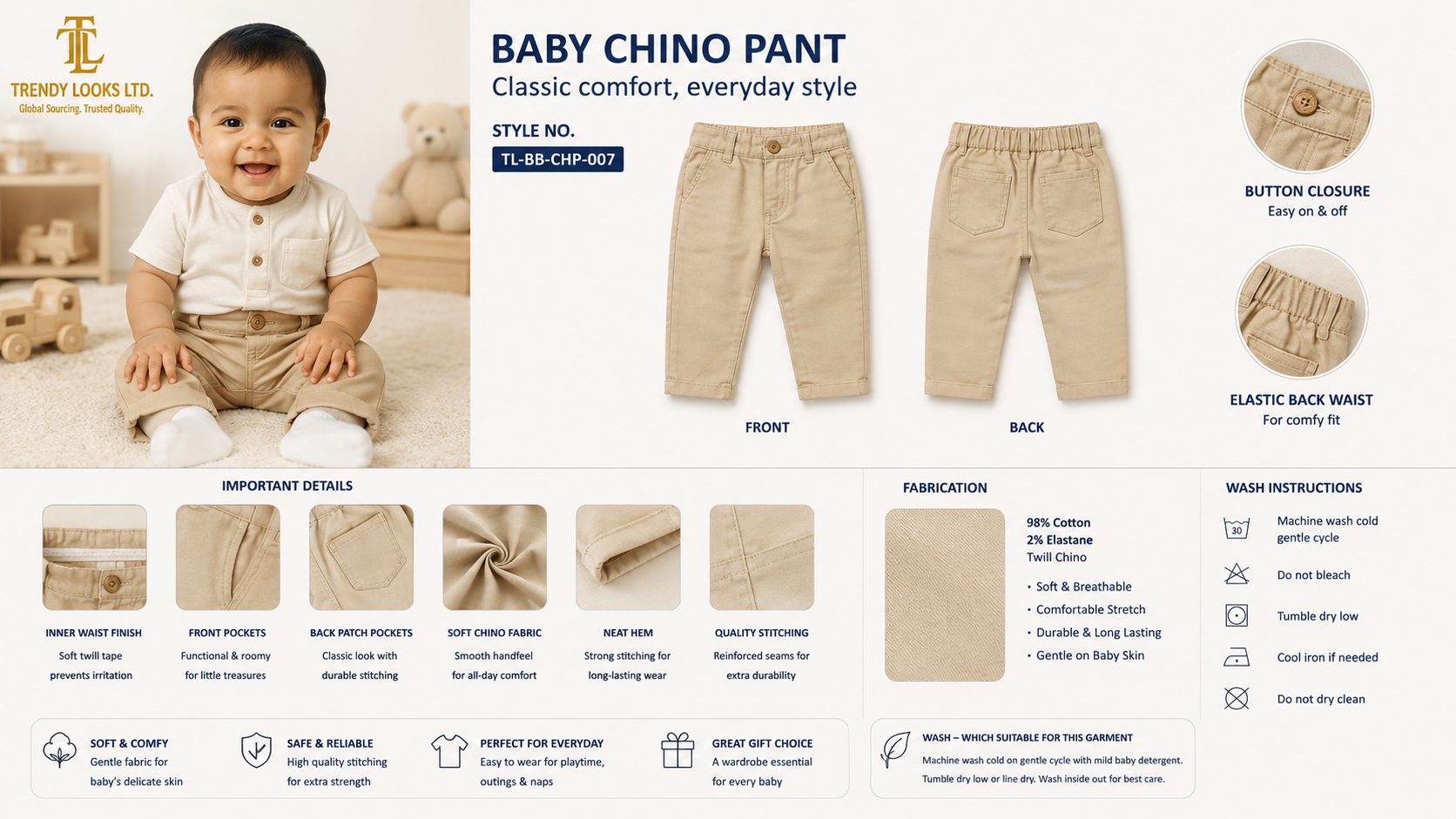 Baby Chino Pant