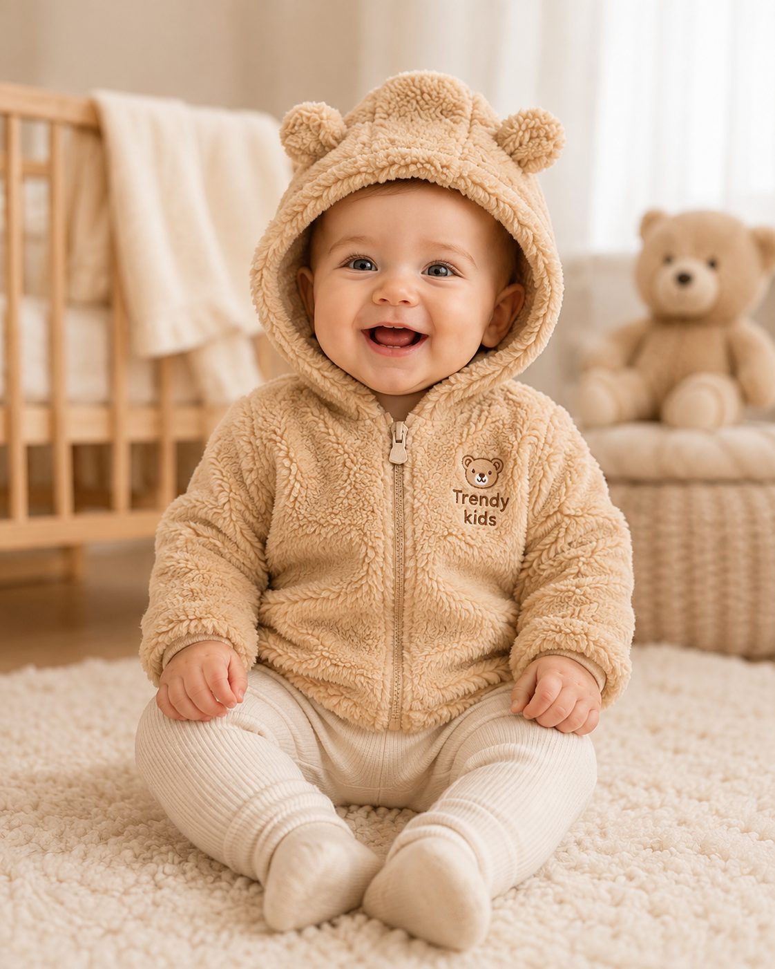 Baby Teddy Hooded Jacket