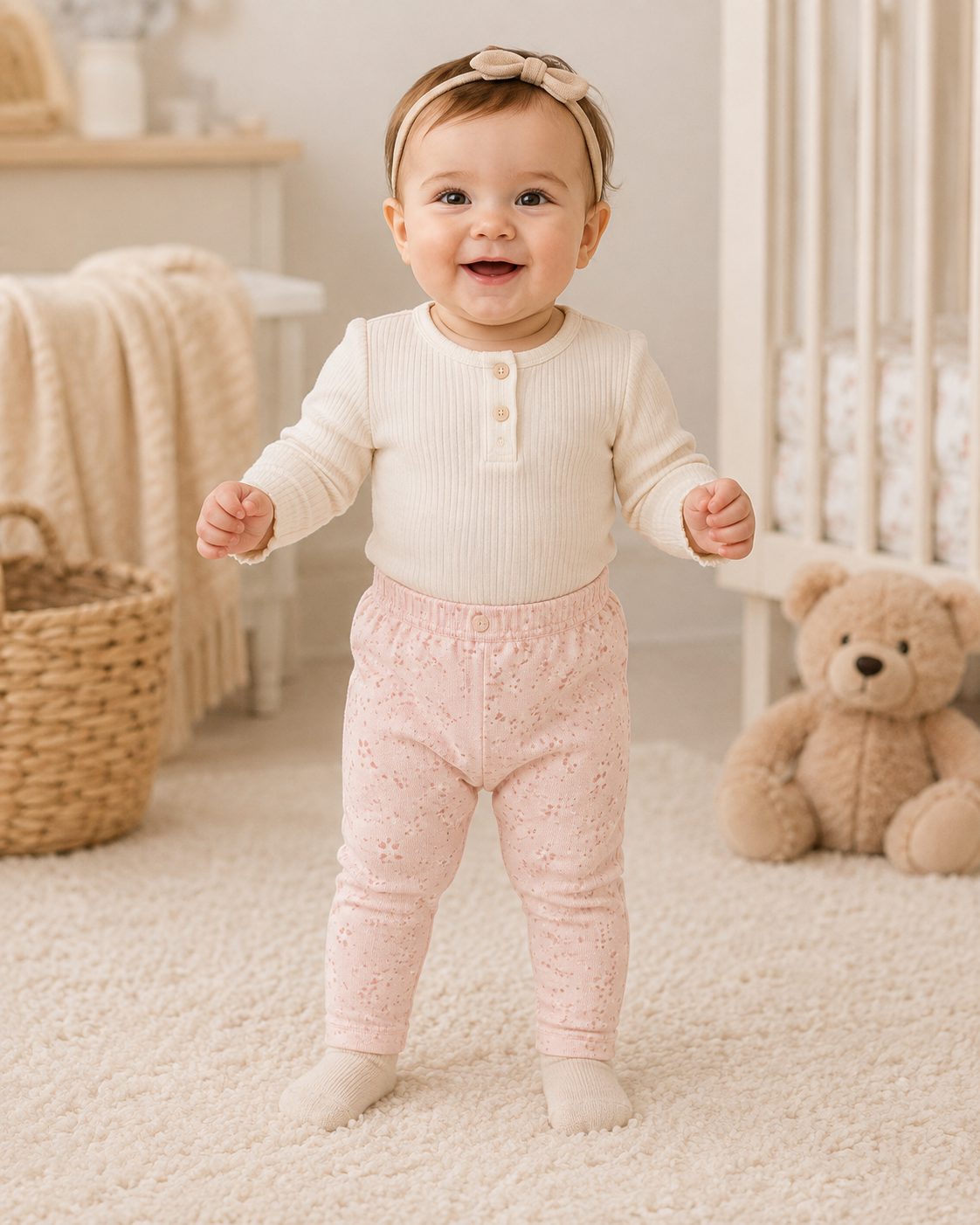 Baby Knit AOP Leggings