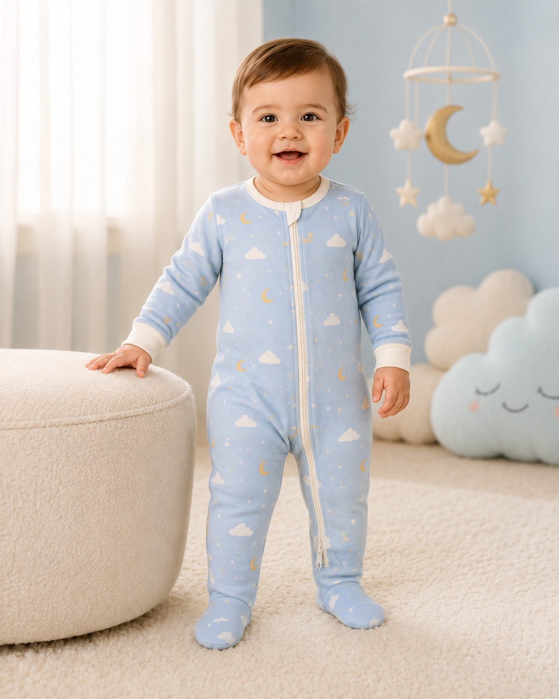 Baby's Organic Zip Sleepsuit