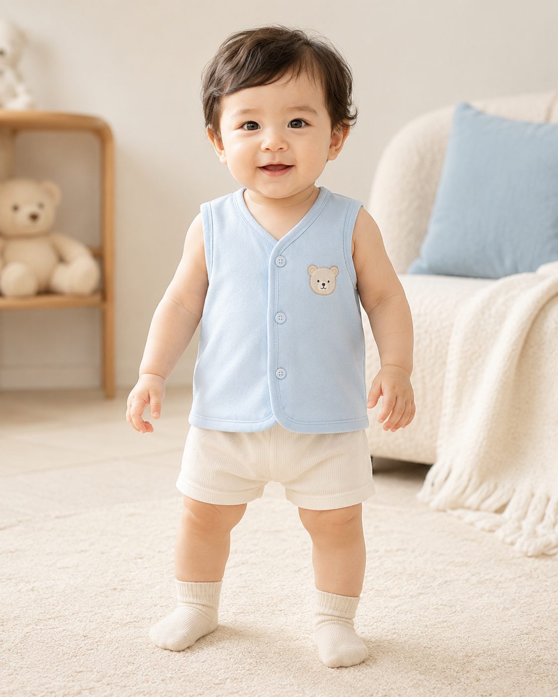 Infant Baby Kimono Wrap Top