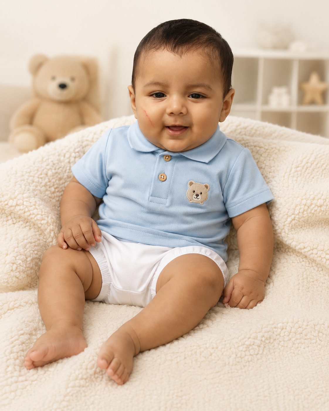 Newborn Collar Top
