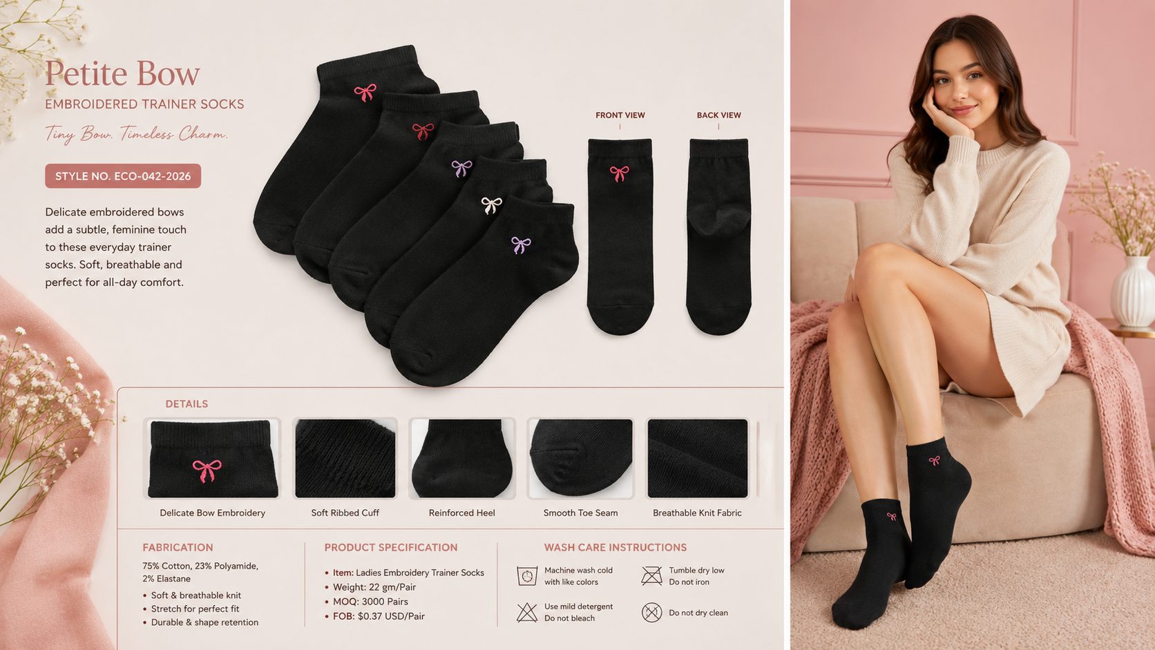 Embroidered Socks
