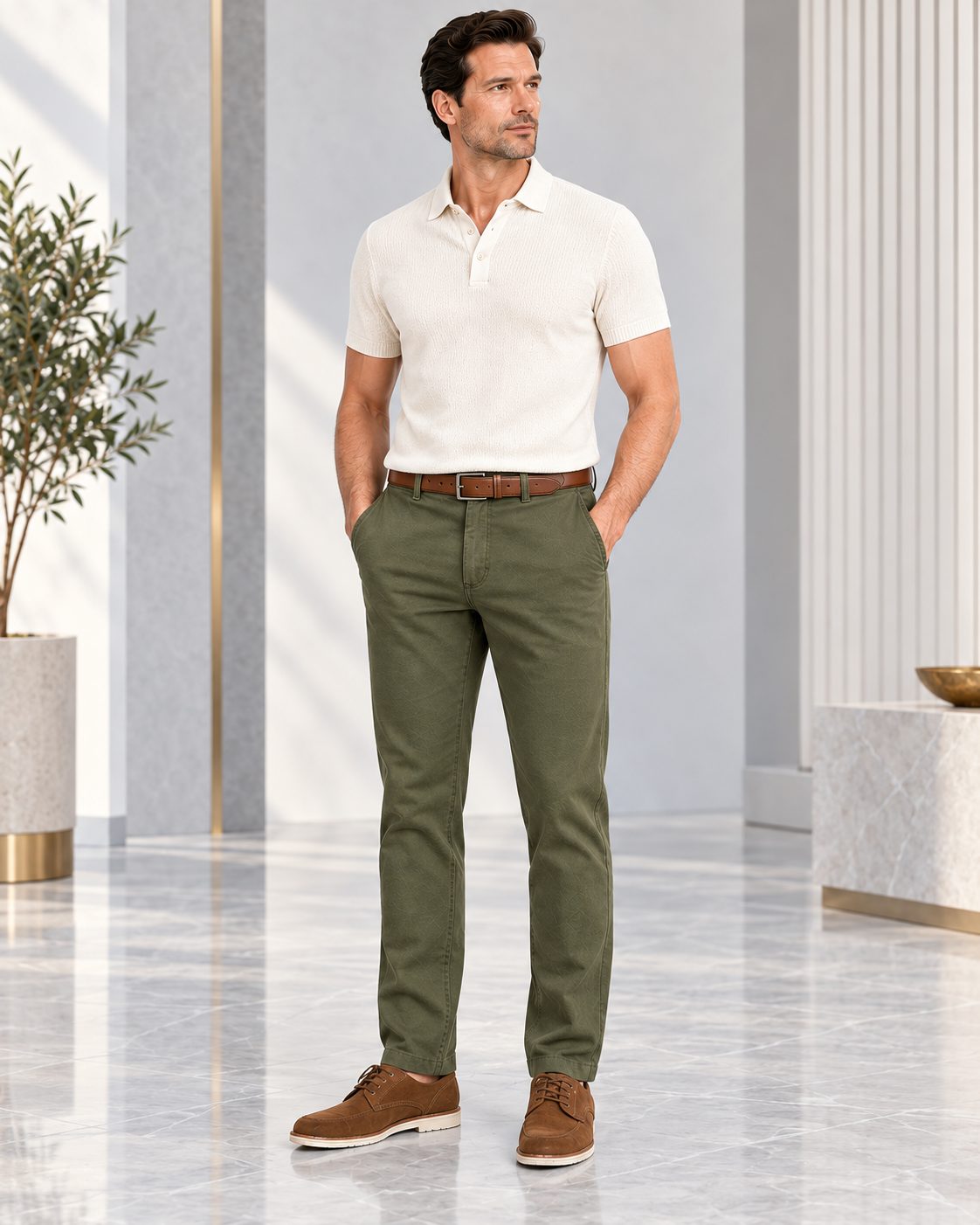 Men's Cotton Casual Pants