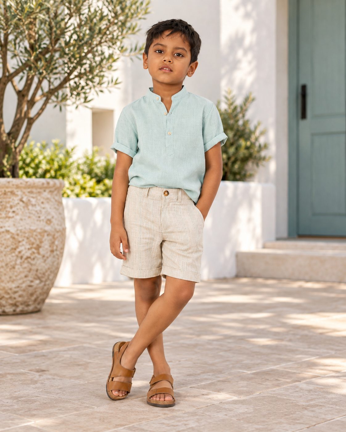 Boys' BreezeWeave Linen Shorts