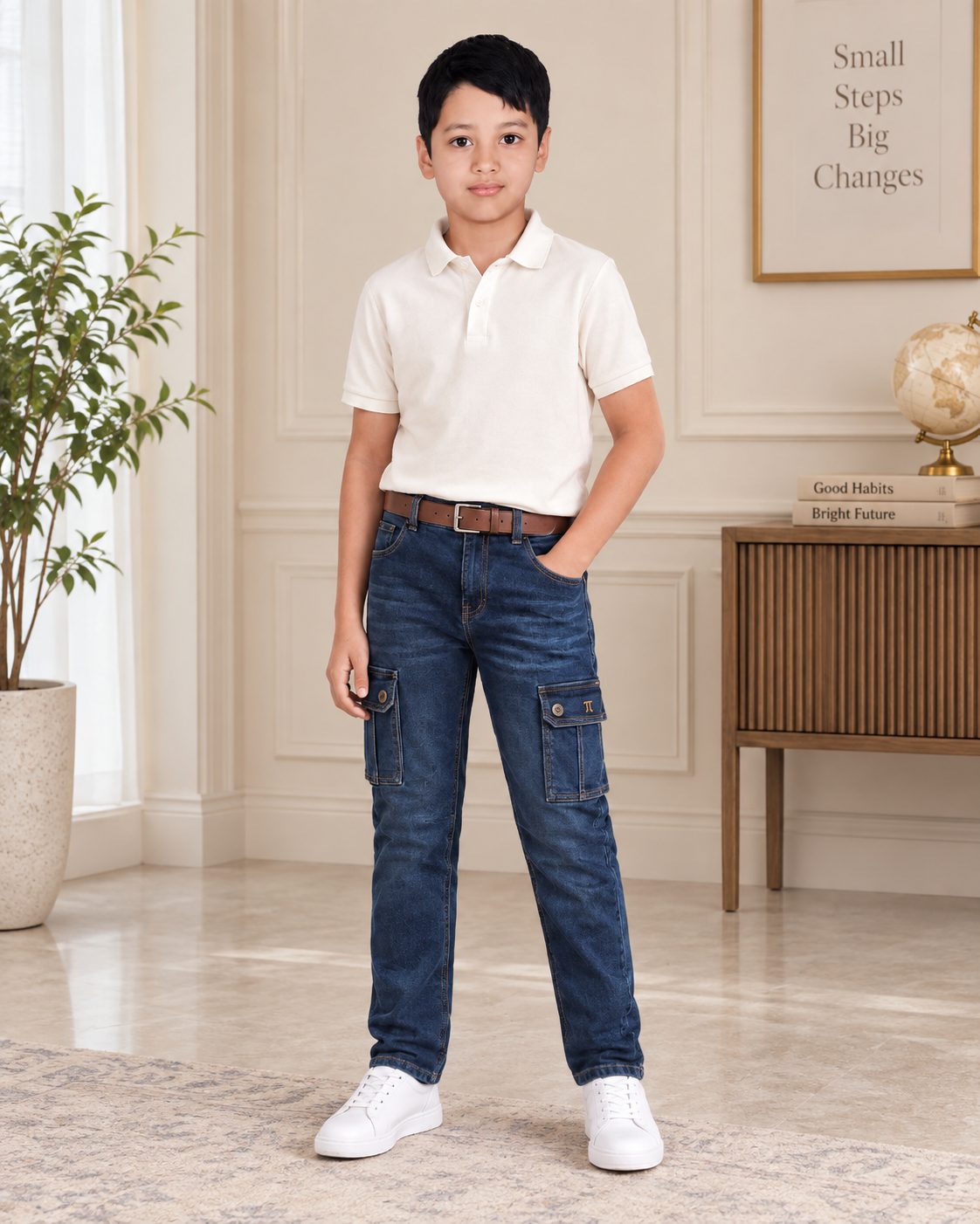 Boy's Cargo Jeans