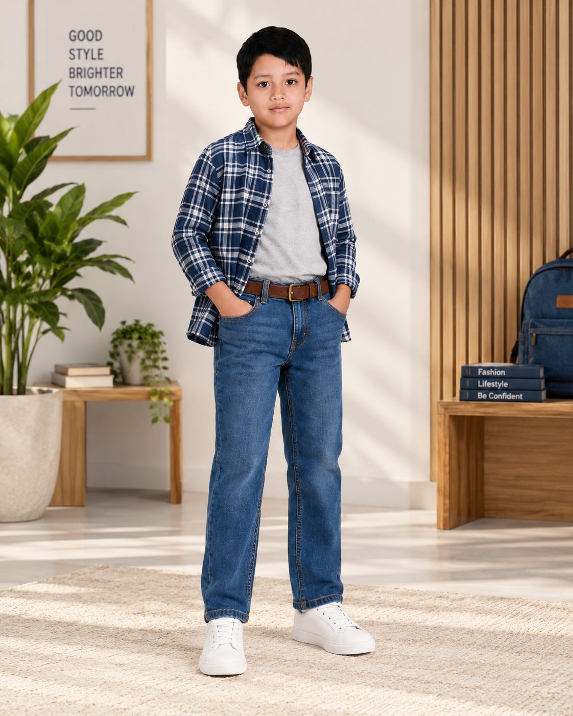 Boy's Classic Straight Jeans