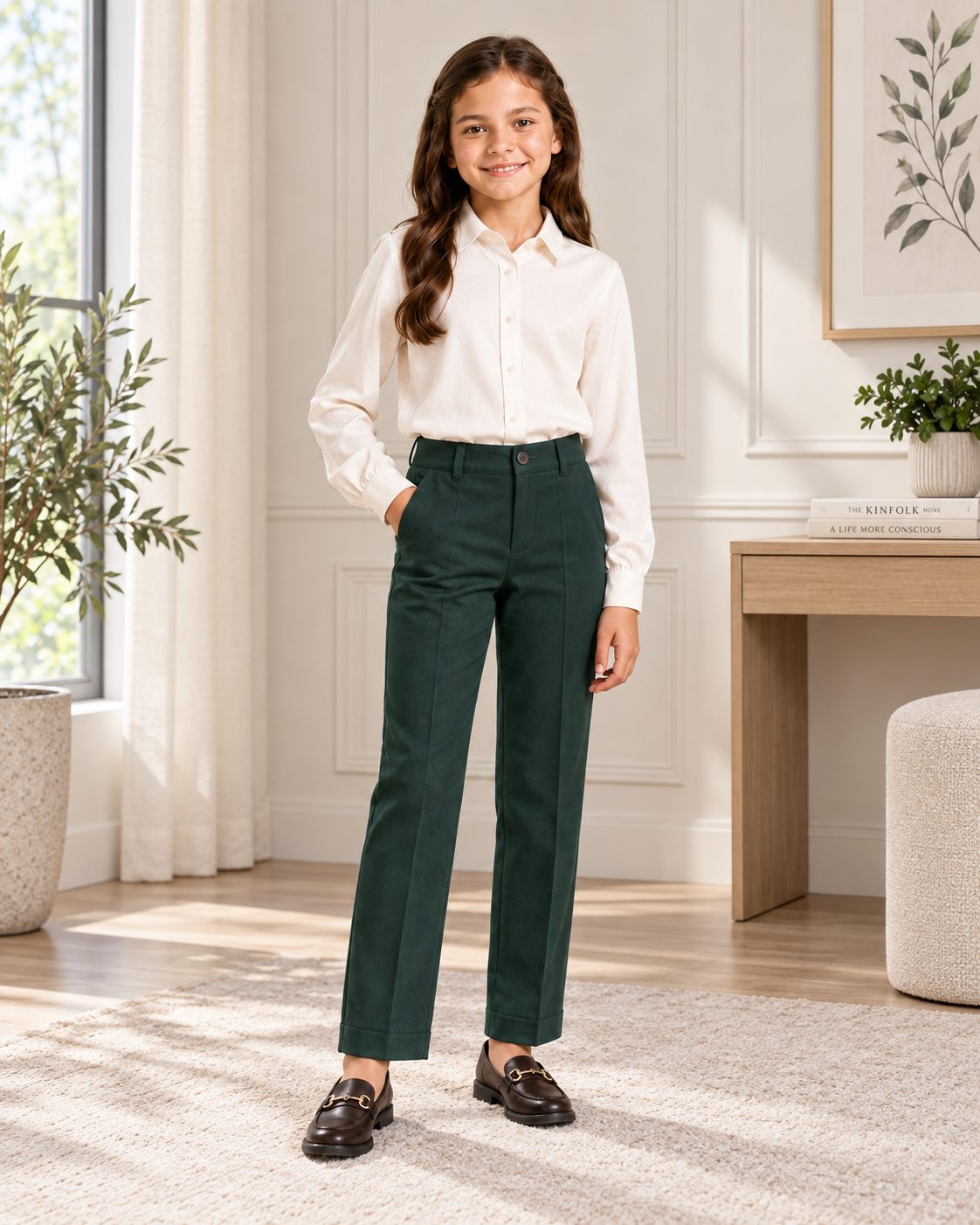 Girl's Bootcut Pants