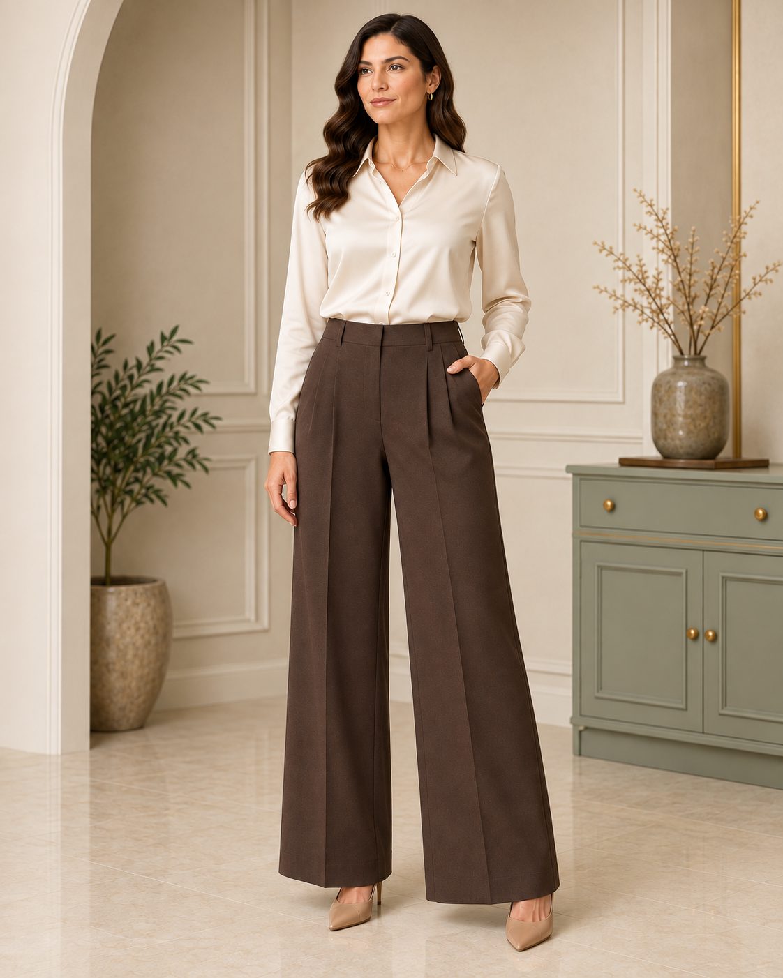 Women's Wide-Leg Trousers