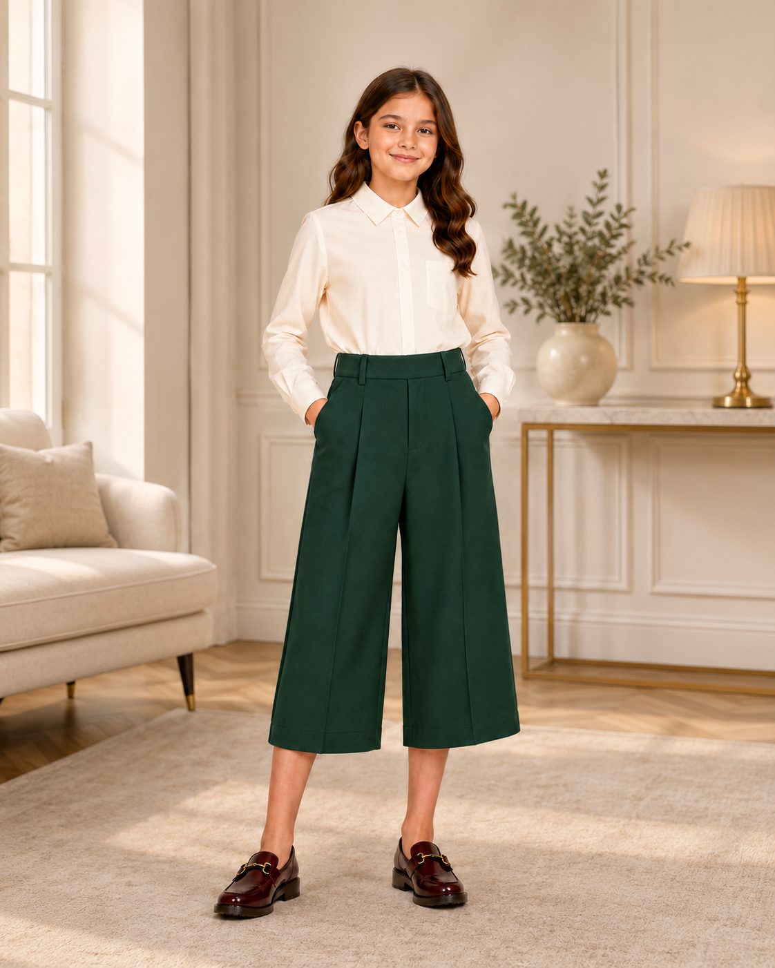 Girl's Formal Culottes